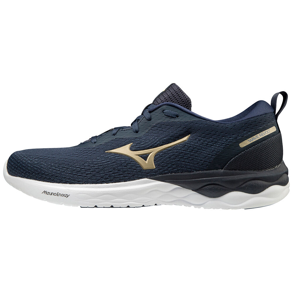 Mizuno Wave Revolt - Erkek Koşu Ayakkabısı - Indigo Türkiye (LVTHGK-896)